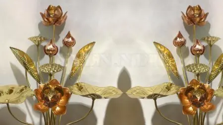 Hoa sen bằng đồng