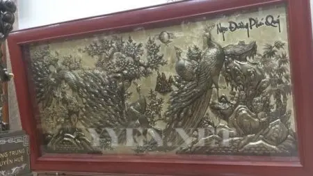 Tranh Ngọc Đường Phú Quý Bằng Đồng