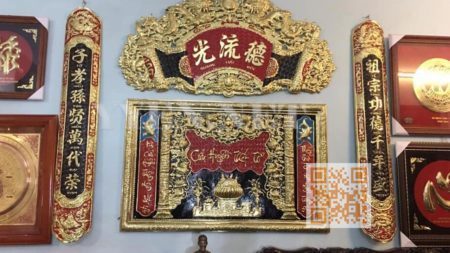 Bộ Hoành Phi / Cuốn Thư / Đại Tự Câu Đối Đức Lưu Quang 6 Bộ Hoành Phi / Cuốn Thư / Đại Tự Câu Đối Đức Lưu Quang