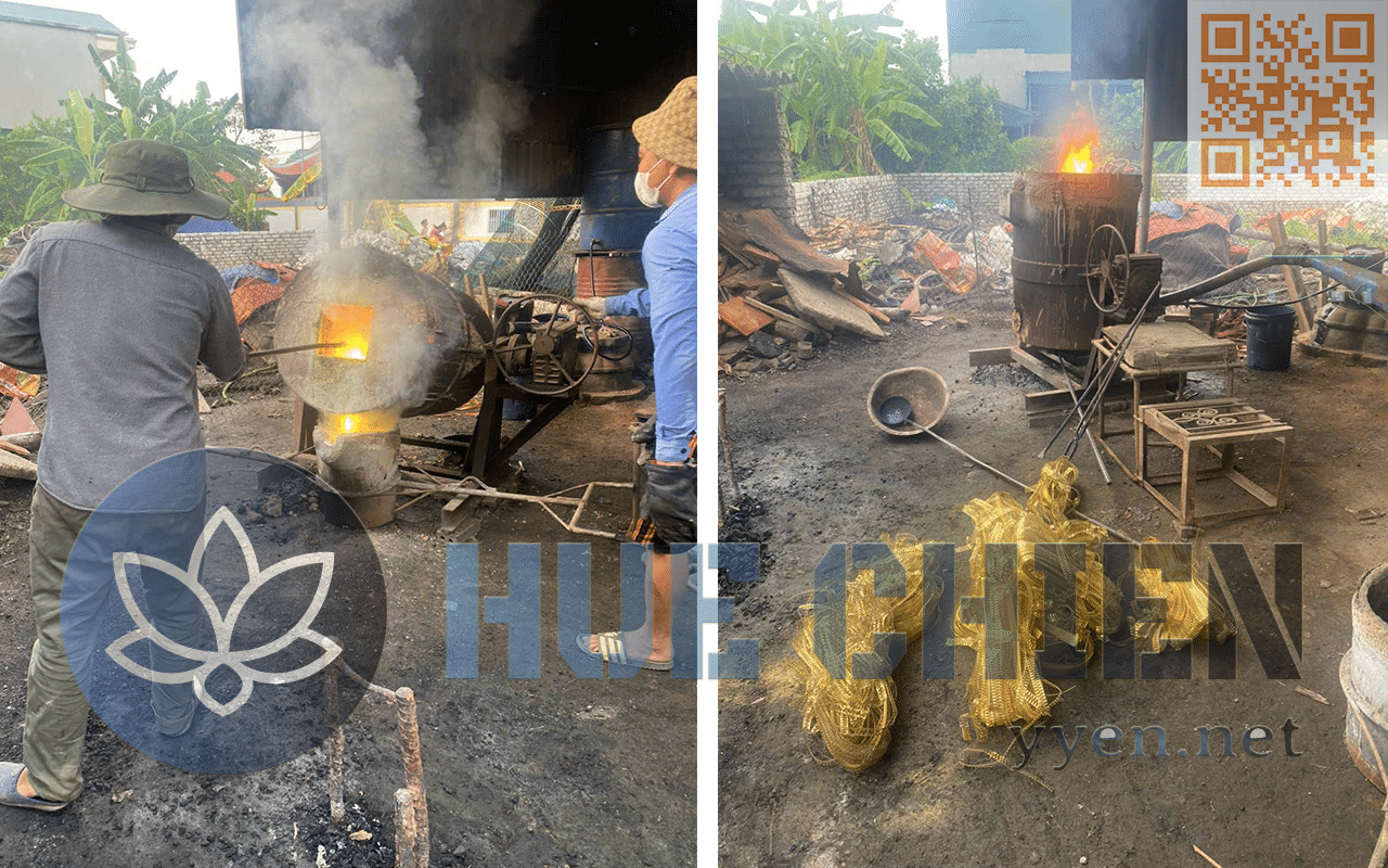 Tìm hiểu về nghề đúc đồng - Nghề truyền thống mang giá trị cao 3 Một bức tranh về nghề đúc đồng